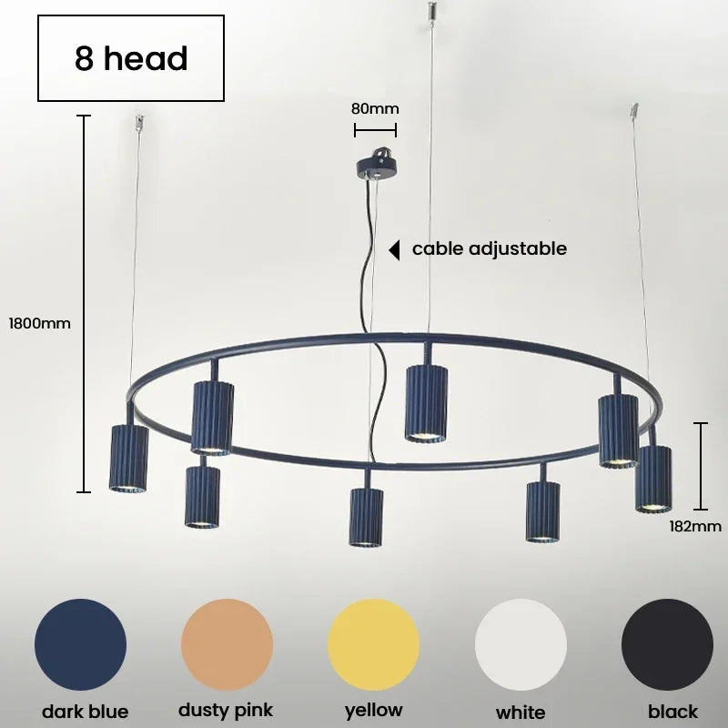 Nordic Chandeliers Modern Ceiling Tube Chandeliers Creative Chandeliers Kitchen and Living Room Lighting Decorative Lights
