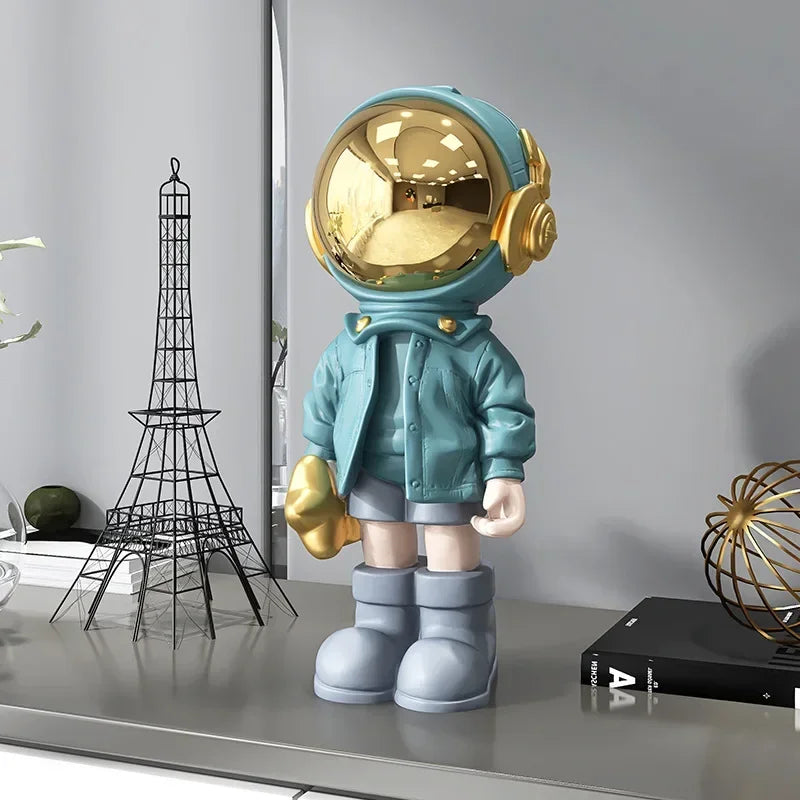 Creative Resin Cartoon Astronaut Statues Home Decoration Figurine Desktop Decor SculptureNordic Indoor Ornaments Gifts
