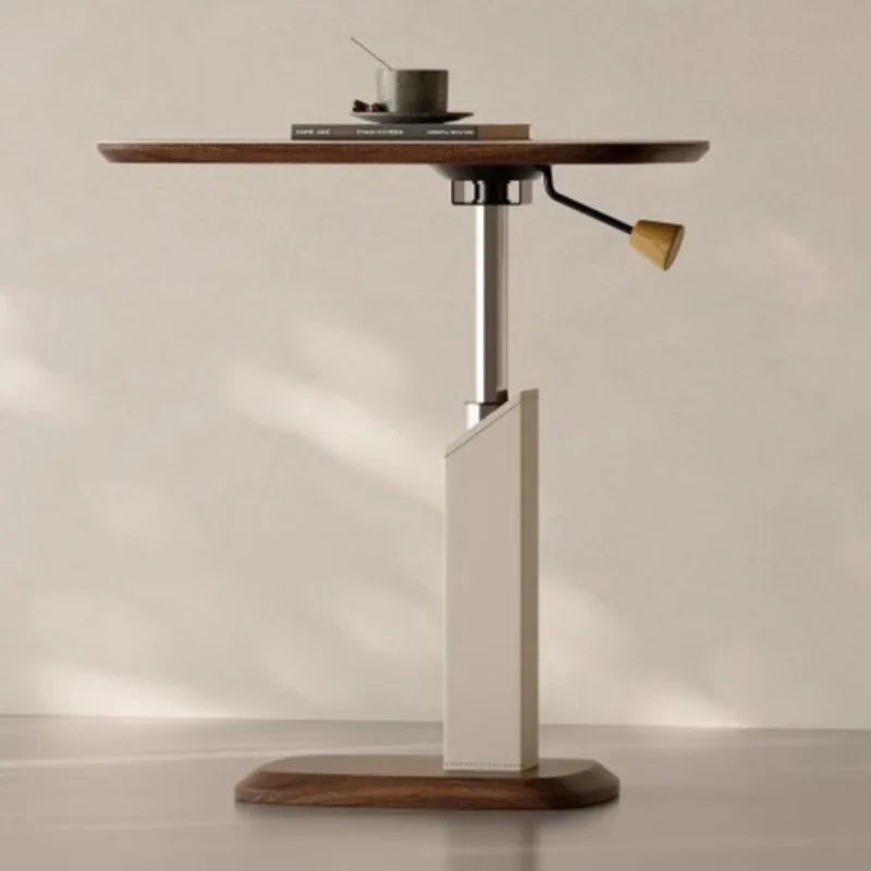 Liftable Side Table Modern Rotating Sofa Tables Luxury C Shaped Coffee Table Living Room Minimalist Small Tables Home Furniture