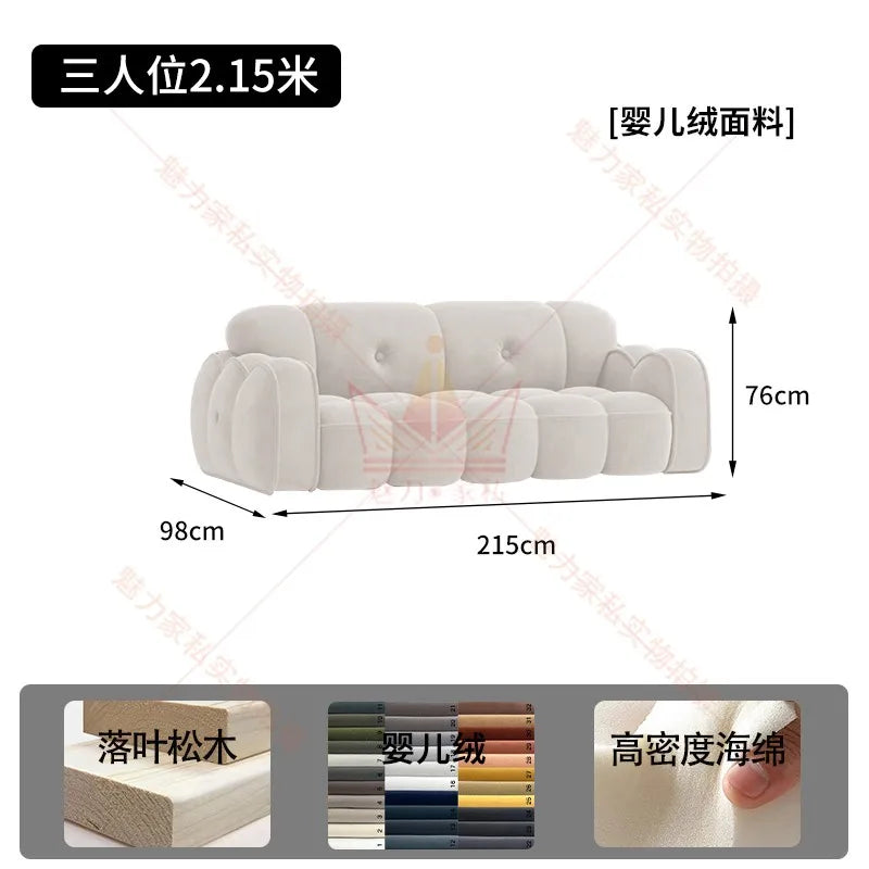 Lounge Designer Living Room Sofas Minimalist Nordic Luxury Modern Sofas Small Lounge Children Wood Divano Outdoor Furniture