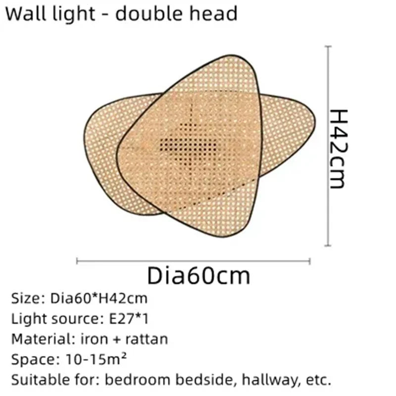 French Design Hand Made Screen Rattan Chandelier for DiningLiving Room Suspension Home Decor Lamp Indoor Lighting Factory Outlet