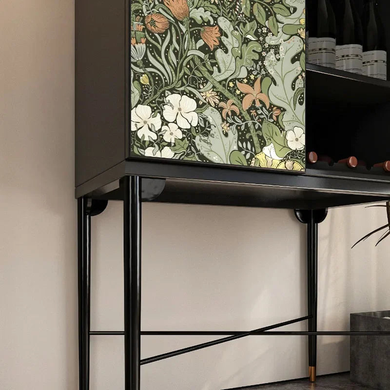 Organizer Storage Living Room Cabinets Wood Trendy Decoration Aesthetic Display Cabinet Sideboard Modern Vitrine Home Furniture