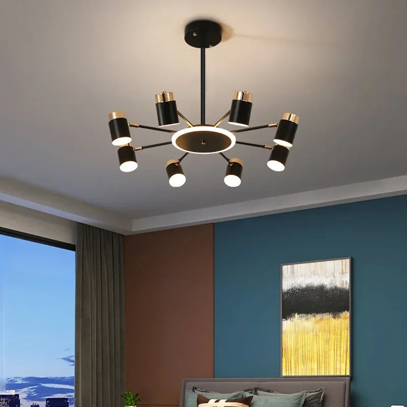 Nordic Chandelier Living Room Lustre Simple Modern Restaurant Bedroom Led Lamps Indoor Lighting Decoration Dining Table Light