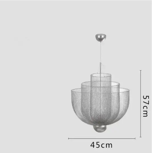 Modern LED Pendant lamps Lighting lustre Italy Designer LED Geometric Hollow LOFT Chandelier Staircase Home decor Hanging Lights