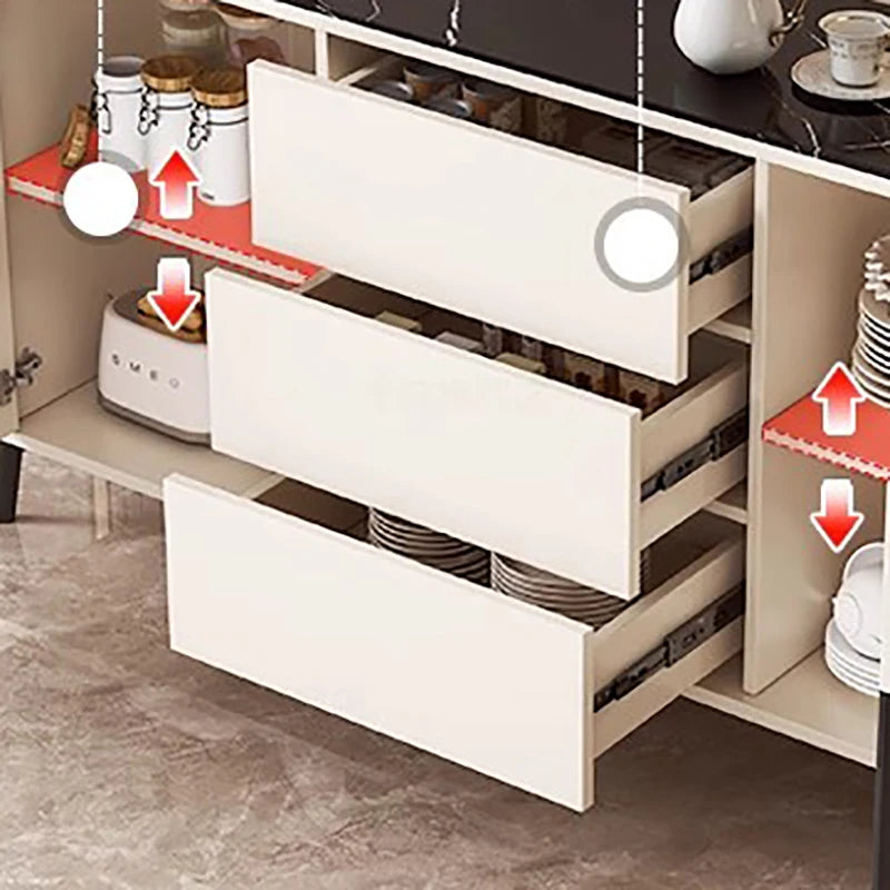 Italian Trendy Living Room Cabinets Luxury Elegant Modern Nordic Storage Cabinet Exquisite Glamour Vetrina Soggiorno Furniture