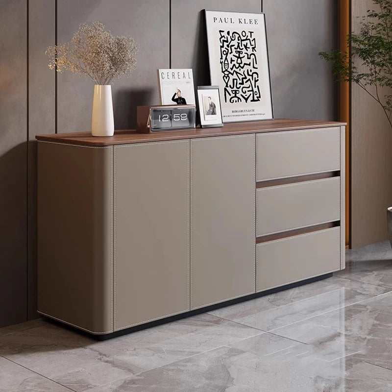 Italian Luxury Living Room Cabinets Aesthetic Elegant Design Simple Display Cabinet Modern Armoires De Salon Home Furniture