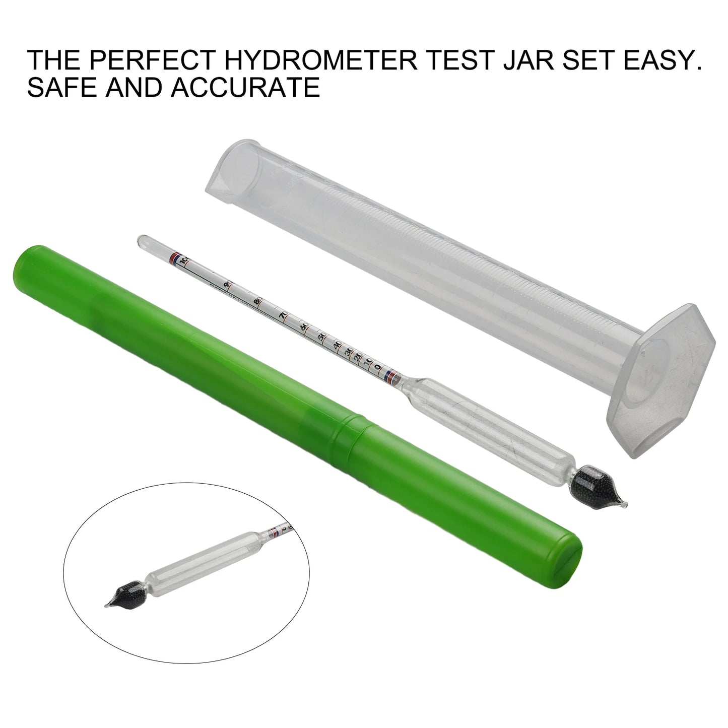 Alcoholmeter Wine Alcohol Meter Concentration Meter Vodka Whiskey Wine Hydrometer Tester With Measuring Cup Meter Tester