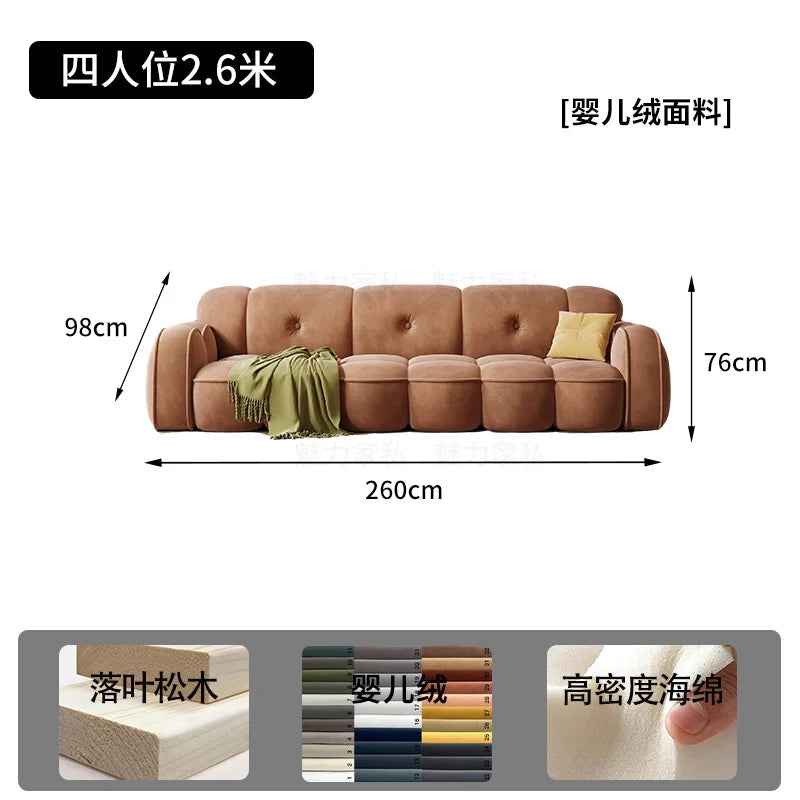 Lounge Designer Living Room Sofas Minimalist Nordic Luxury Modern Sofas Small Lounge Children Wood Divano Outdoor Furniture