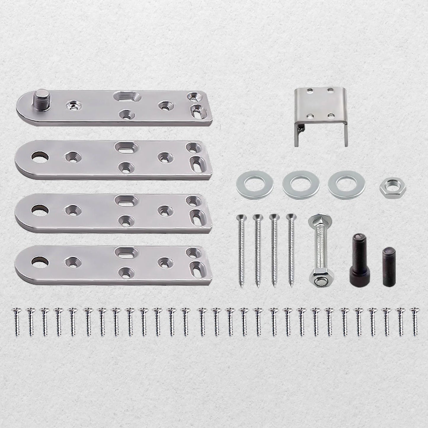 Heavy Duty 500 Ibs Invisible Door Hidden Secret Bookcase Door Pivot Hinge Kit