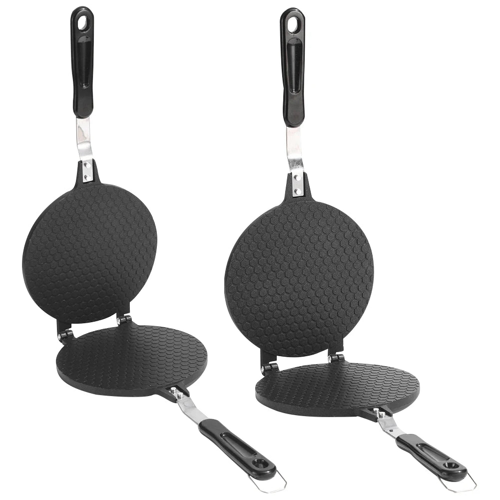Sandwich Iron Crepe Baking Pan Non-Stick Waffle Pancake Grill Oven Omelet Waffles Baking Pan Crispy Chicken Rolls Baking Tray