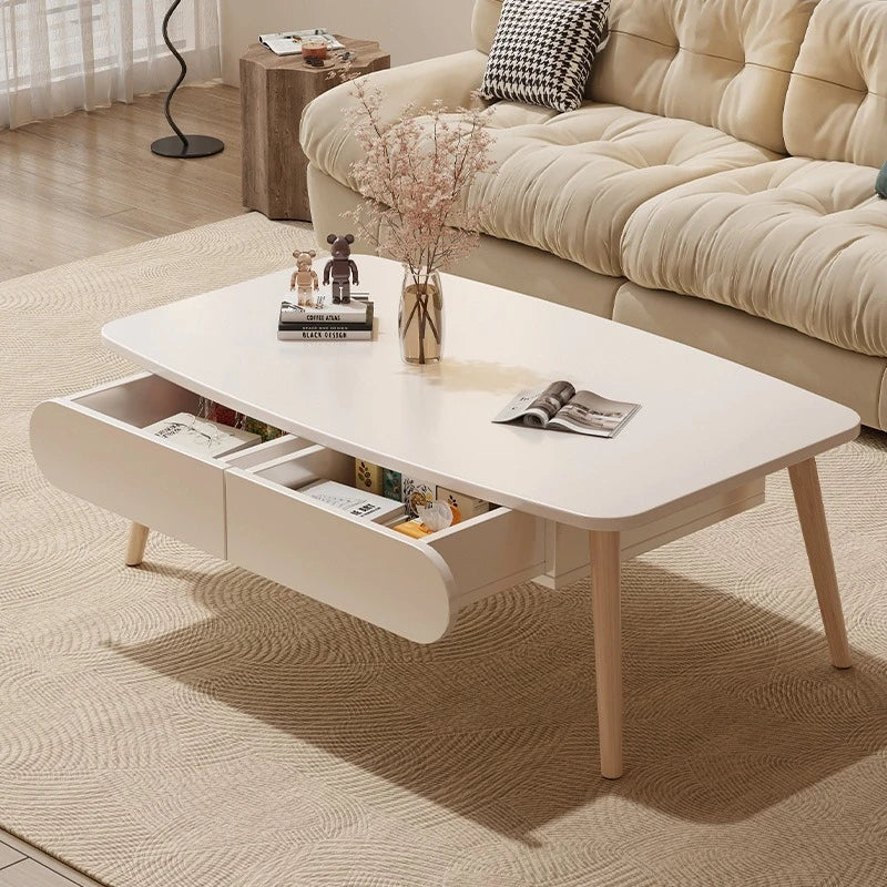Tea table, modern home, living room, small apartment, simple low table, internet famous balcony, bedroom, sitting on the floor,