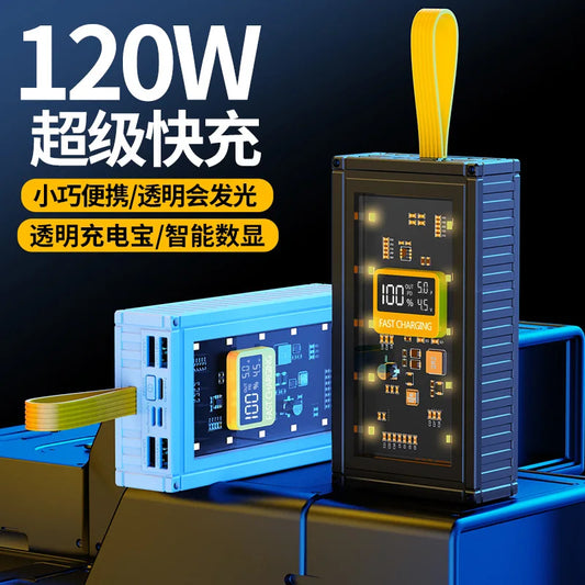 PowerBank 50000mAh 30000mAh 20000mAh Spare battery Portable Charger Mobile External Battery Fast charging For Camping iPhone