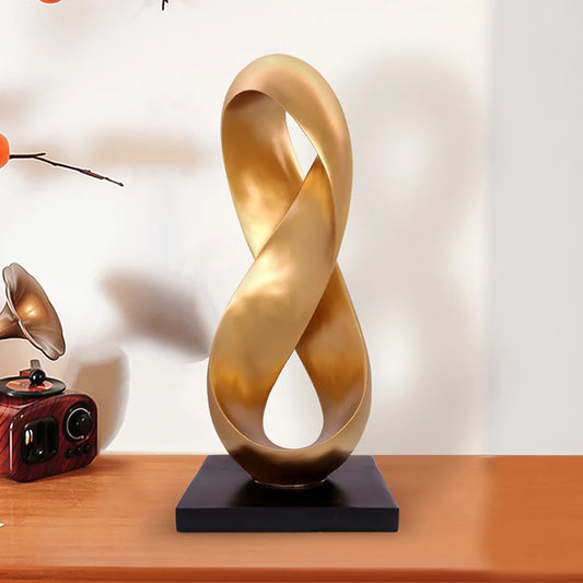 Modern Art Ornaments: Bafang Laicai, Home Living Room, Wine Cabinet, TV Cabinet, Office Light Luxury, High-end Decoration, Gold