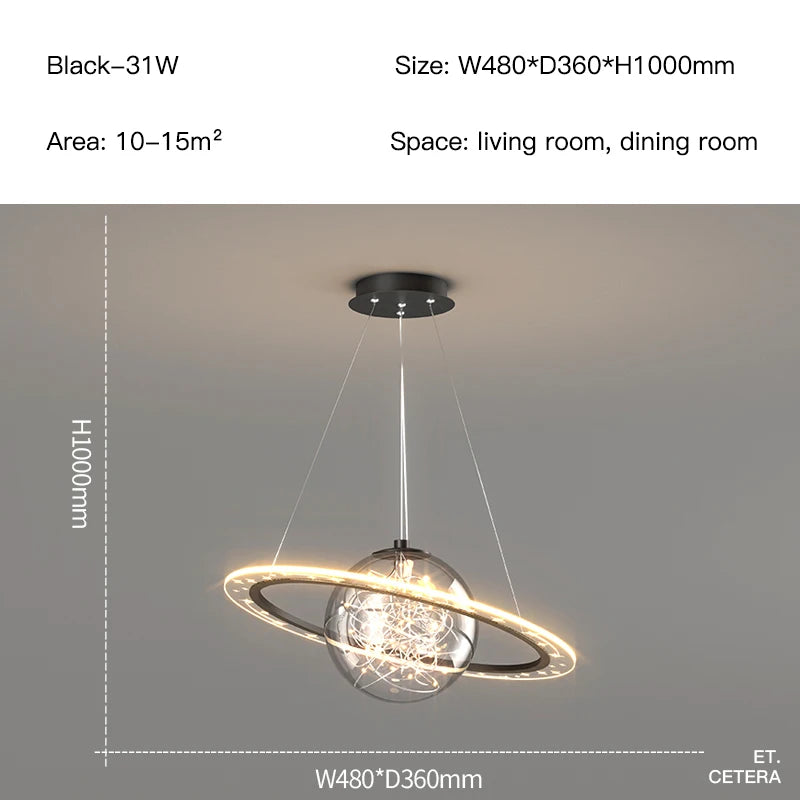 Nordic chandelier centerpiece living room dining room designer globe chandelier children room light bedroom dinning room light