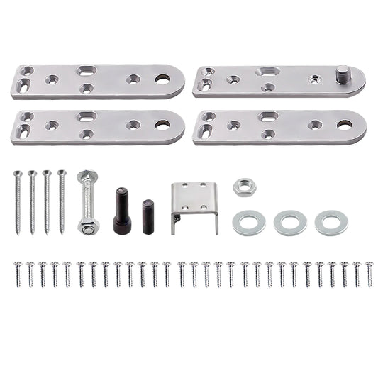 Heavy Duty 500 Ibs Invisible Door Hidden Secret Bookcase Door Pivot Hinge Kit