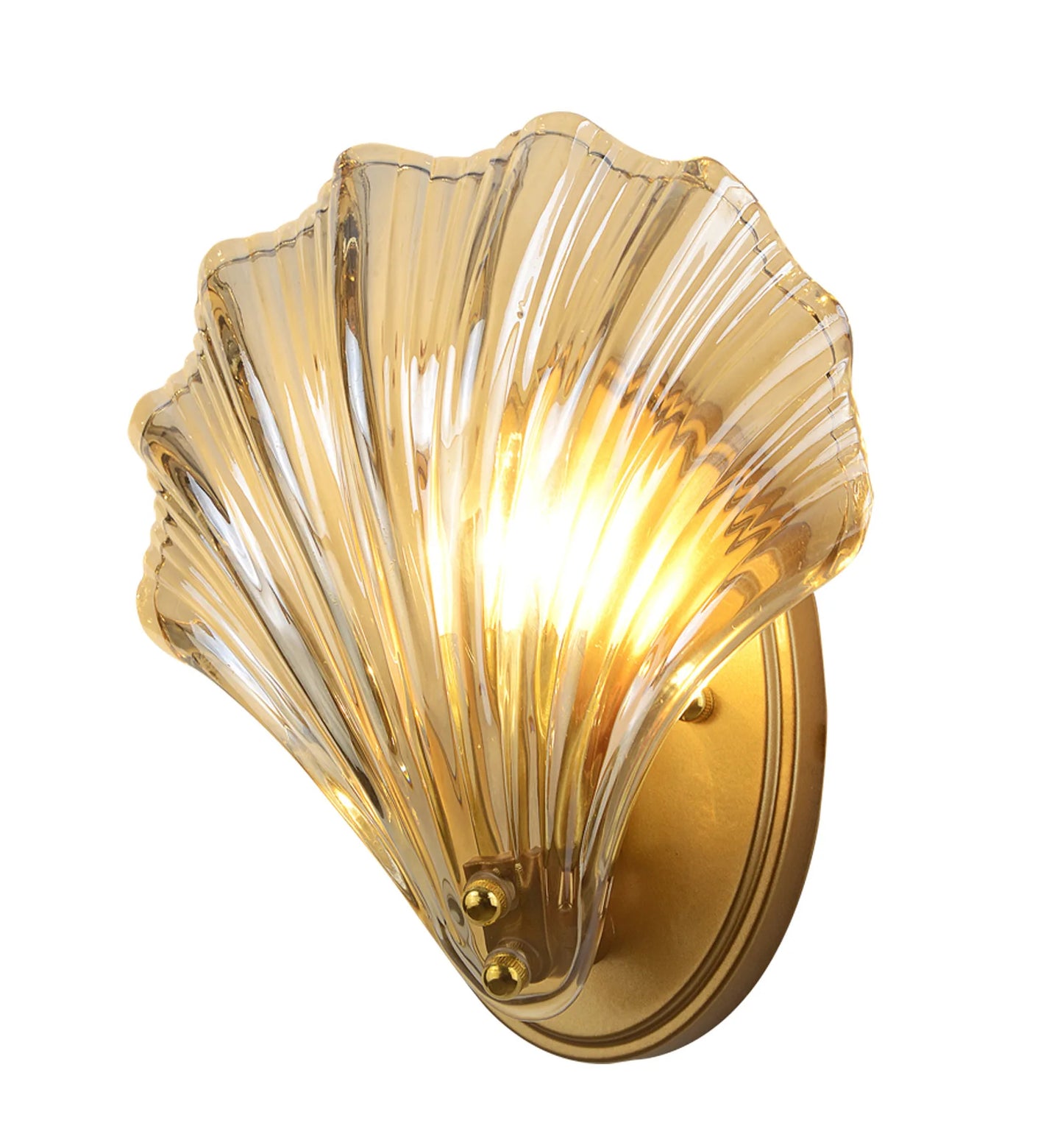 Luxury American Style Seashell Wall Lamp for Elegant Bedroom Decor - Nordic Creative Living Room Background Personalized Light