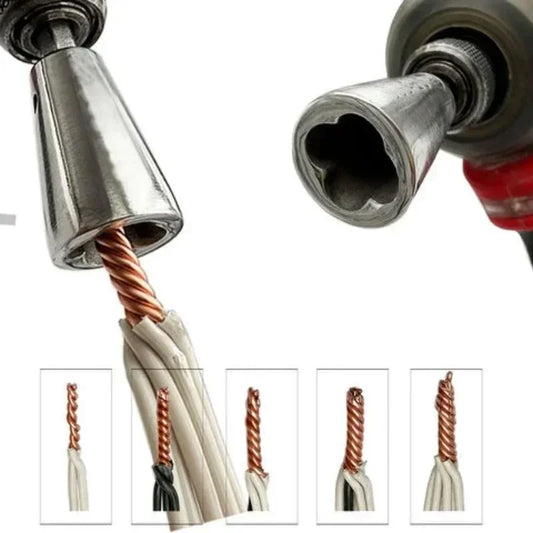 1PC Wire Twisting Tools Quickly Twister Electrician Artifact for Power Drill Drivers Twisted Connector Cable Device Multi-tool