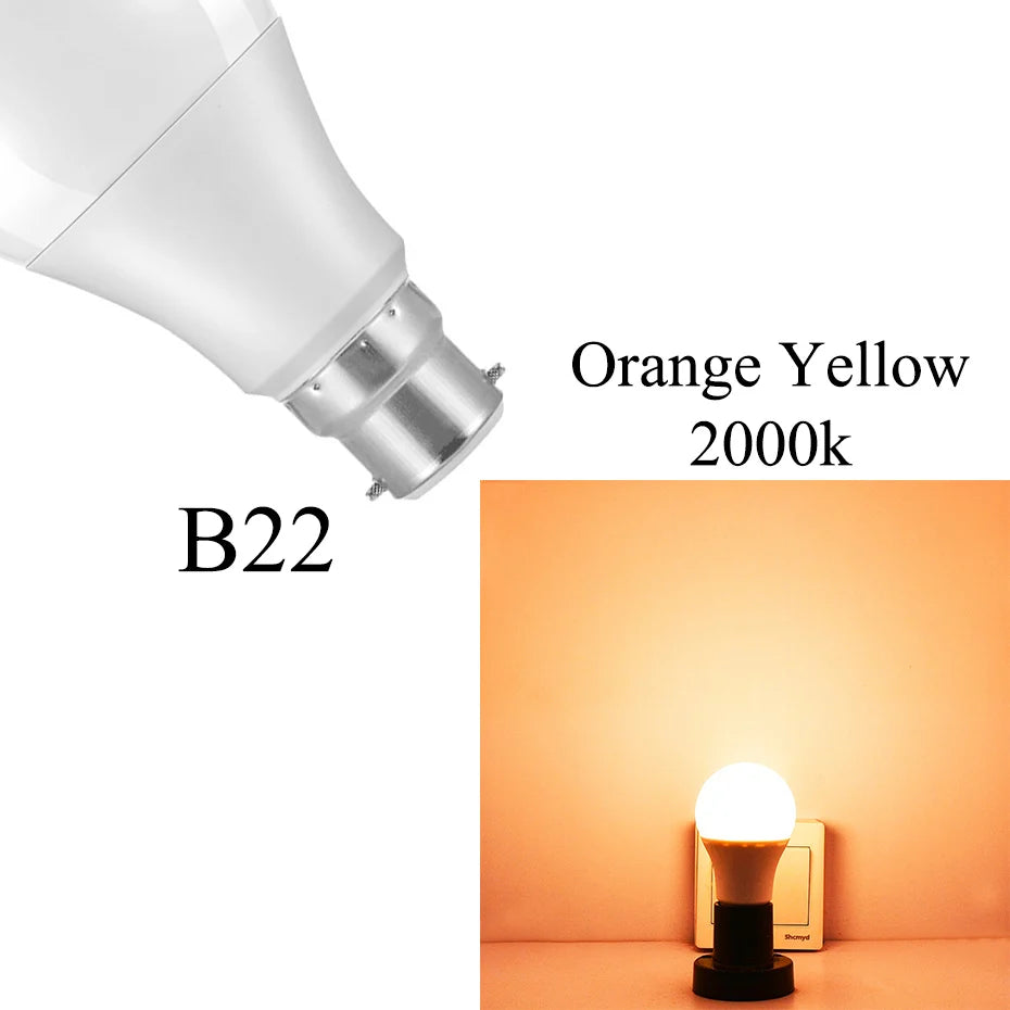 Dusk to Dawn Light Bulb LED Sensor Bulb E27 B22 Smart Control 10W 15W Lampada Outdoor Night Light 110V 220V