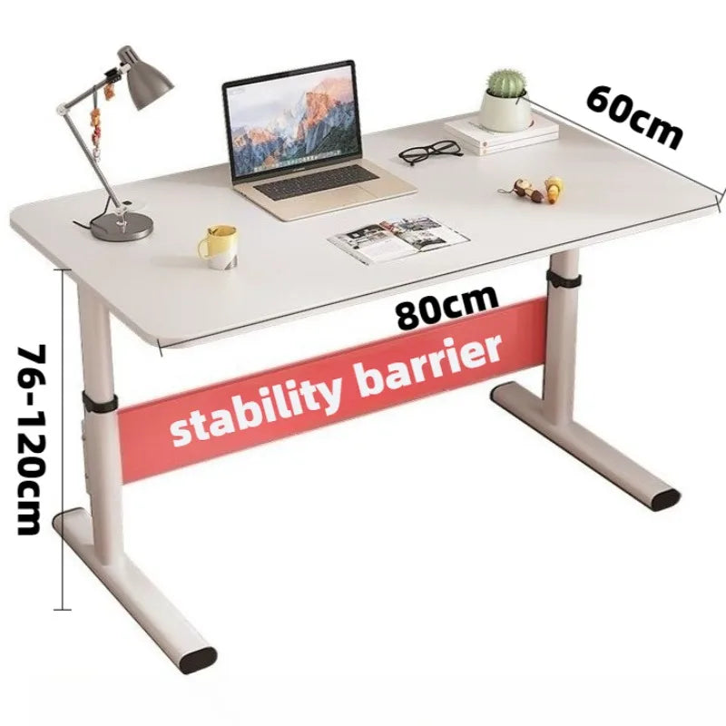 Metal Modern Simple Children Tables Solid Color Adjustable Home Children Tables Strong Load-bearing Beautiful Home Furniture