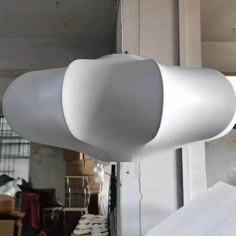 Luxury Silk Lamp Restaurant Pendant Lights Nordic Minimalist Home Decor Chandeliers for Dining Room Bedroom Suspension Luminaire