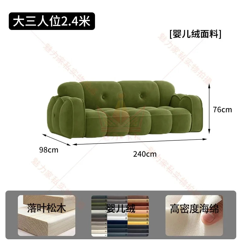 Lounge Designer Living Room Sofas Minimalist Nordic Luxury Modern Sofas Small Lounge Children Wood Divano Outdoor Furniture