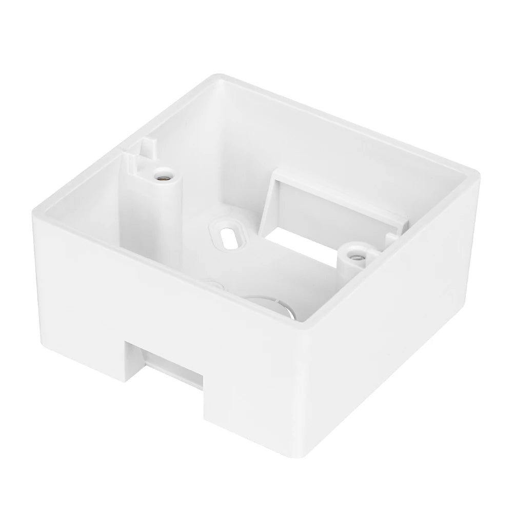 SRAN External Mounting Box 86mm*86mm*42mm for 86mm*86mm Standard Switches and Sockets Apply For Any Position of Wall Surface