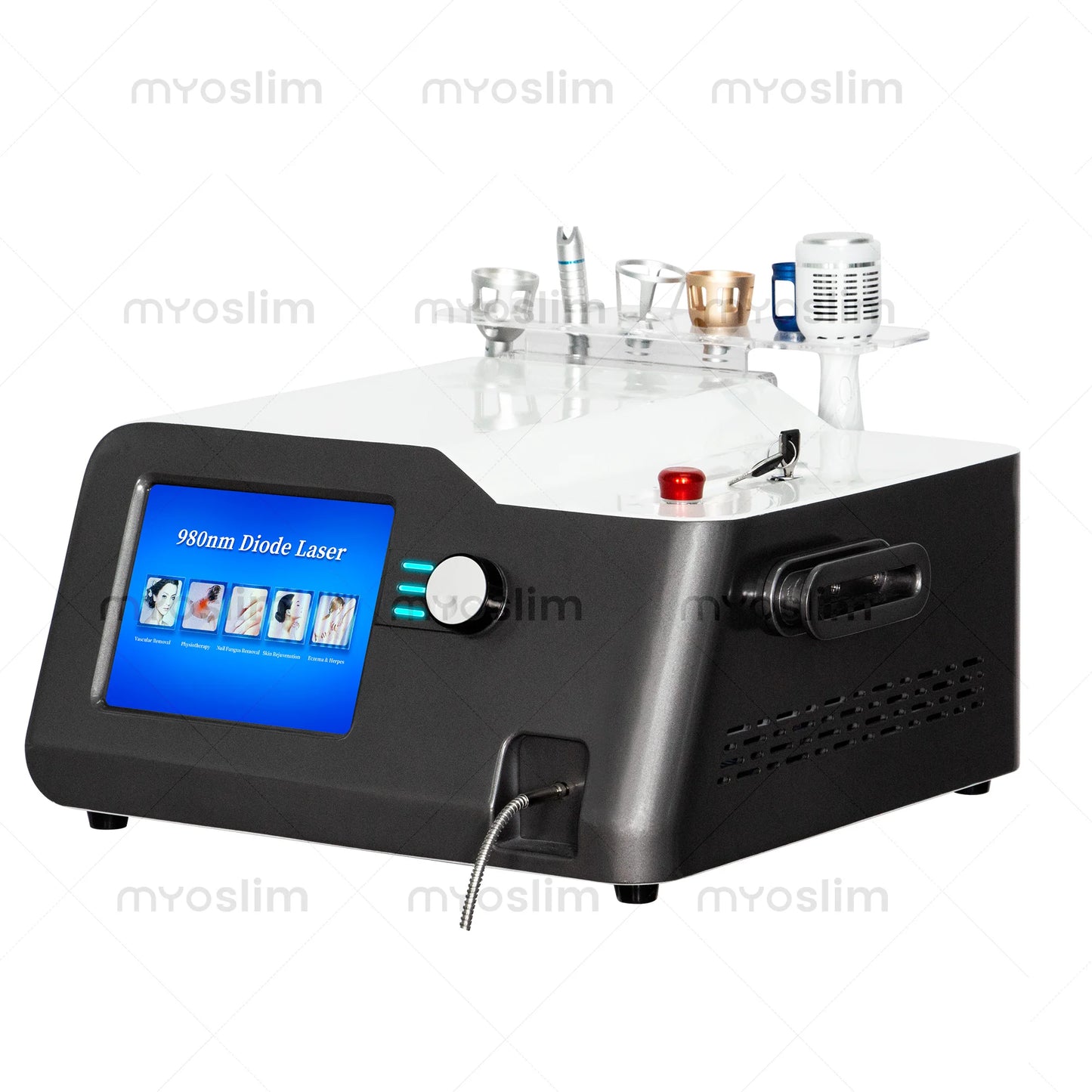 BEST 30W 5 in 1 980nm Diode Laser Vascular Removal Machine Remove Spider Veins 980 Diode Laser Blood Vessels Removal Nail Fungus