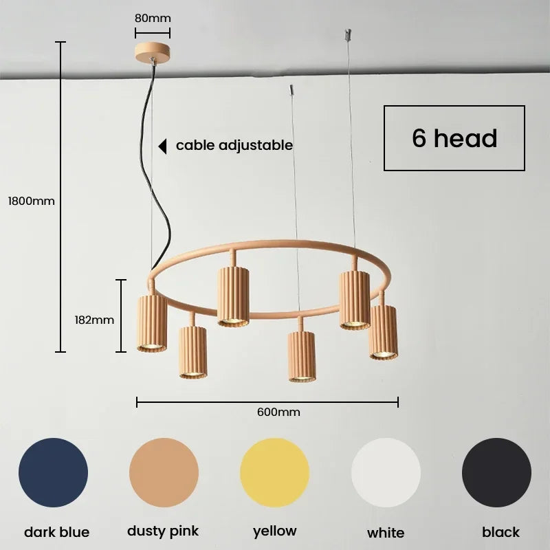 Nordic Chandeliers Modern Ceiling Tube Chandeliers Creative Chandeliers Kitchen and Living Room Lighting Decorative Lights