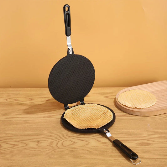 Sandwich Iron Crepe Baking Pan Non-Stick Waffle Pancake Grill Oven Omelet Waffles Baking Pan Crispy Chicken Rolls Baking Tray