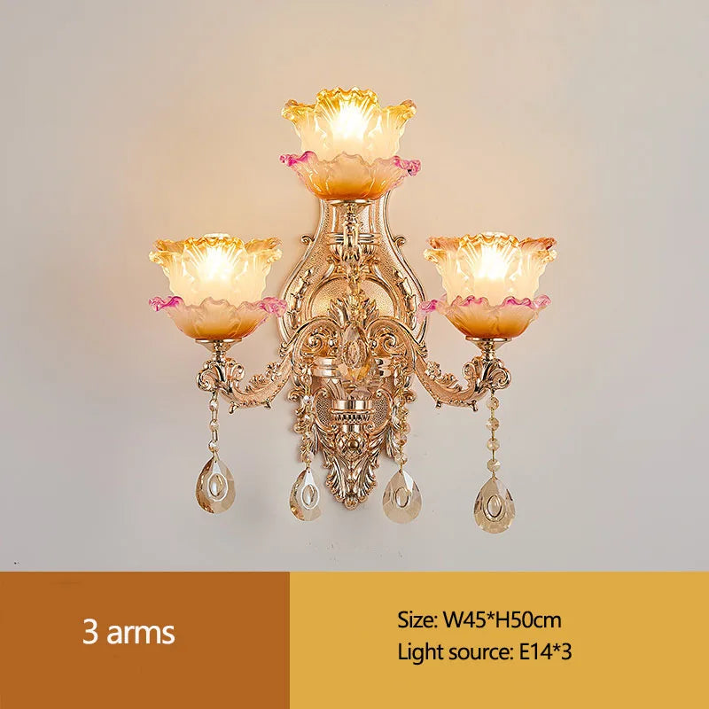 European Living Room Crystal Chandelier Luxurious Dining Room Bedroom Duplex Building Minimalist Modern Lobby Villa Hotel Lights