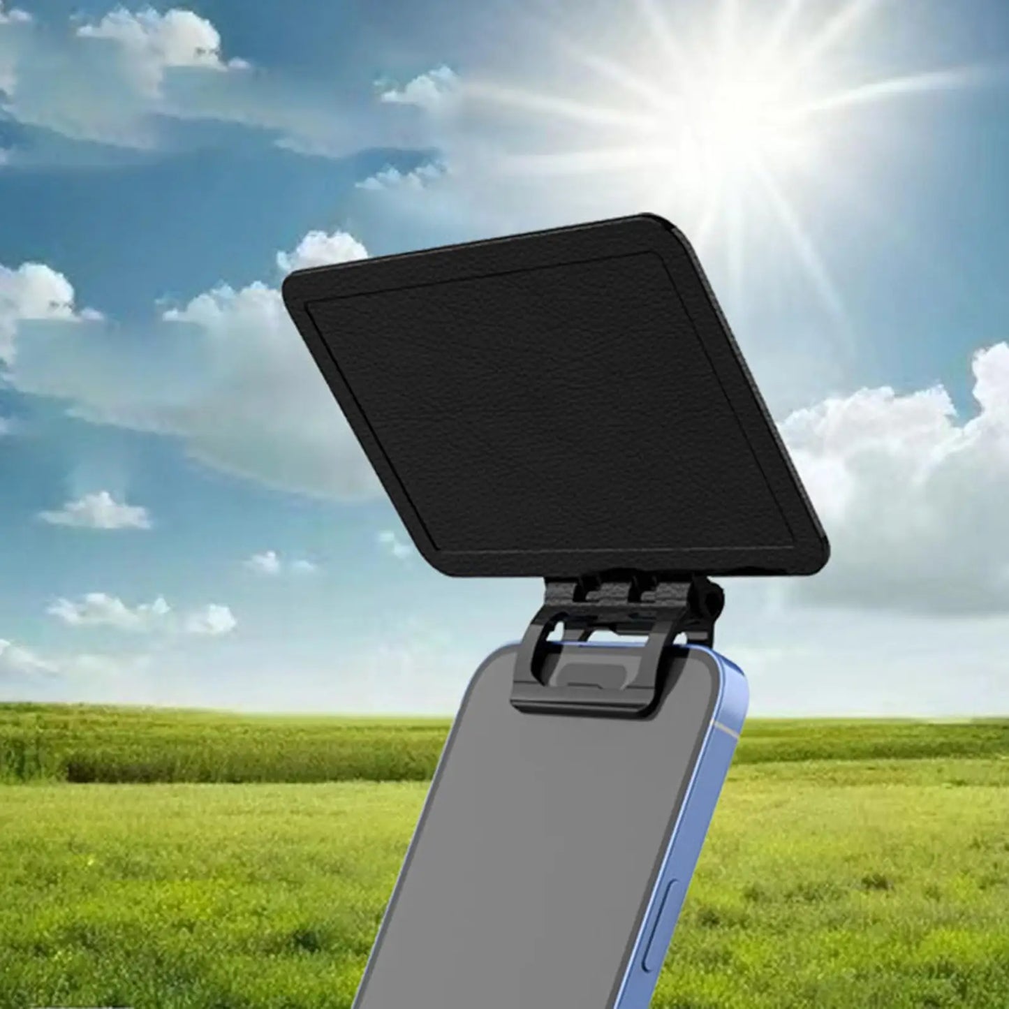 Phone Sun Shade Cellphone Sun Shade Cover Foldable Anti-Glare Sunshade for Cellphones Smartphone UV Protection Panel for Vehicle