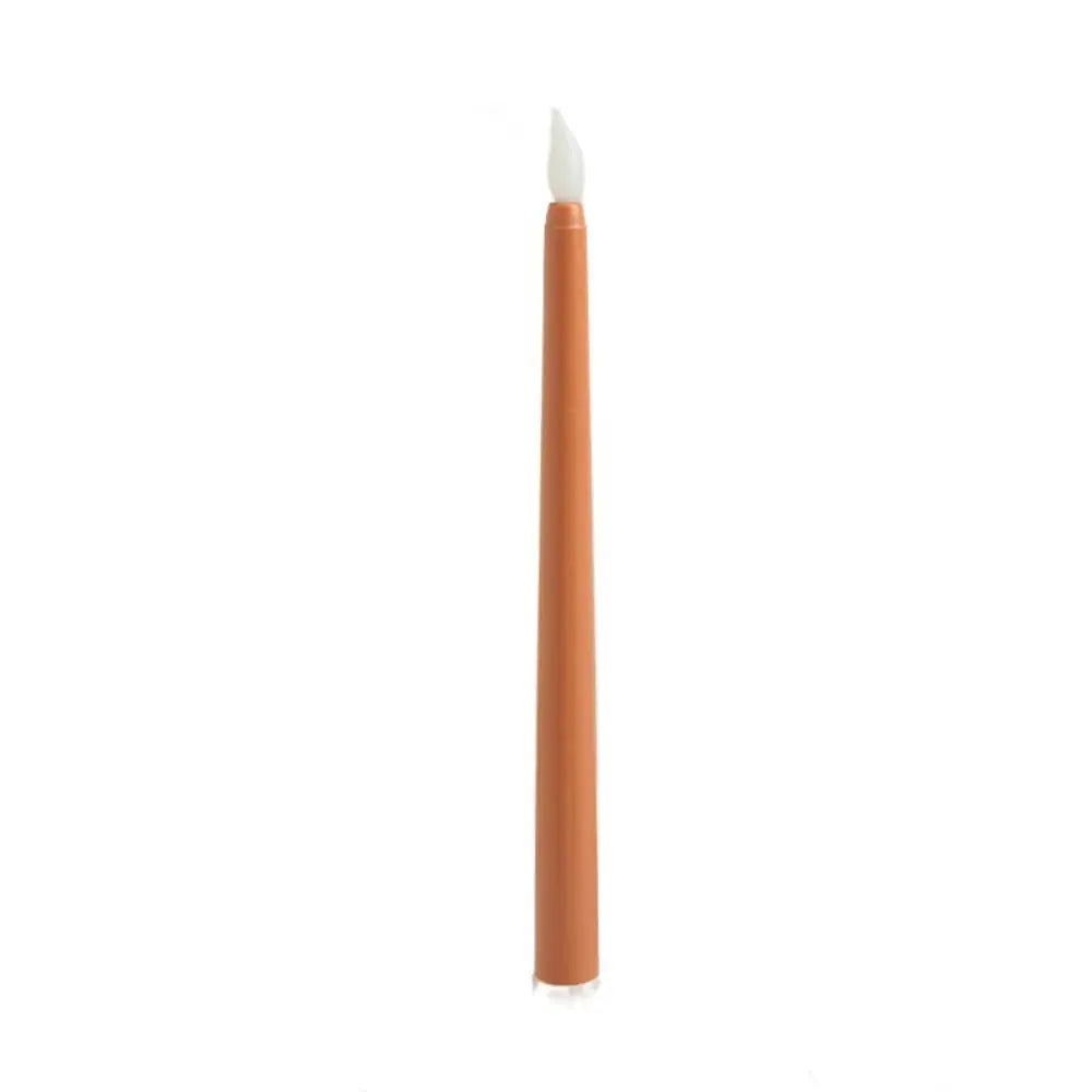 Simulation Led Candles with Flickering Flame Battery Operated Candlesticks Creative 3D Wick Flameless Taper Candles Restaurant