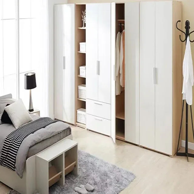 Modern Wardrobe   Wooden  Walking Closet Bedroom Customized Wardrobe Cabinet