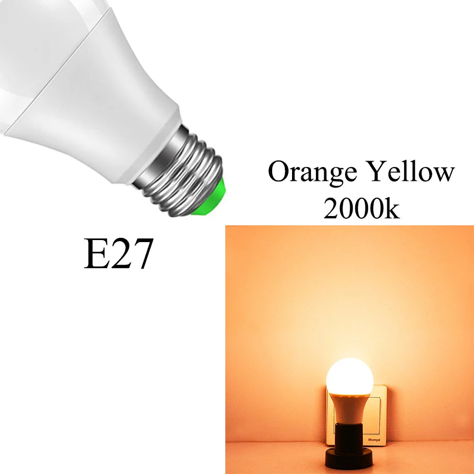 Dusk to Dawn Light Bulb LED Sensor Bulb E27 B22 Smart Control 10W 15W Lampada Outdoor Night Light 110V 220V