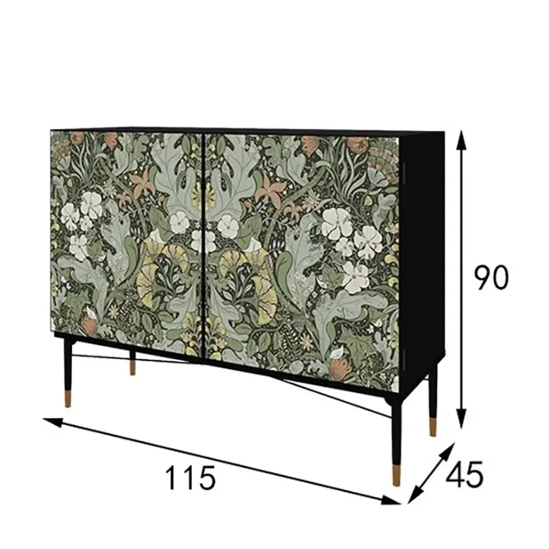 Organizer Storage Living Room Cabinets Wood Trendy Decoration Aesthetic Display Cabinet Sideboard Modern Vitrine Home Furniture
