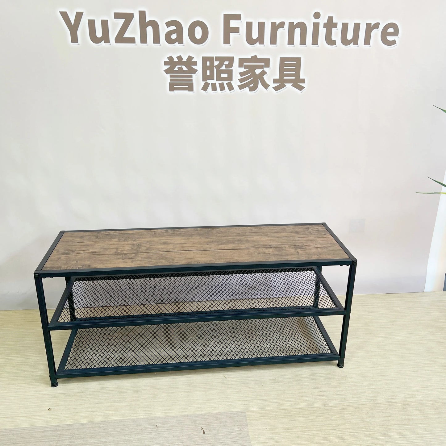 Modern Industrial Coffee Table Rectangle Livening Room Table With Antique Style MDF Wood for Bedroom Use with Solid Wood