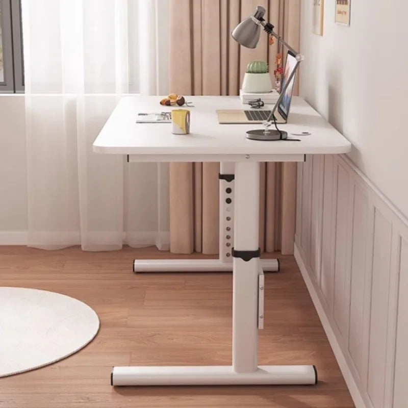 Metal Modern Simple Children Tables Solid Color Adjustable Home Children Tables Strong Load-bearing Beautiful Home Furniture