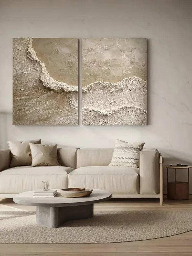 Wall Picture For Bedroom, Abstract With Heavy Texture canvas  Painting, Palette Knife Canvas Art, Import Home Decor, No Framed