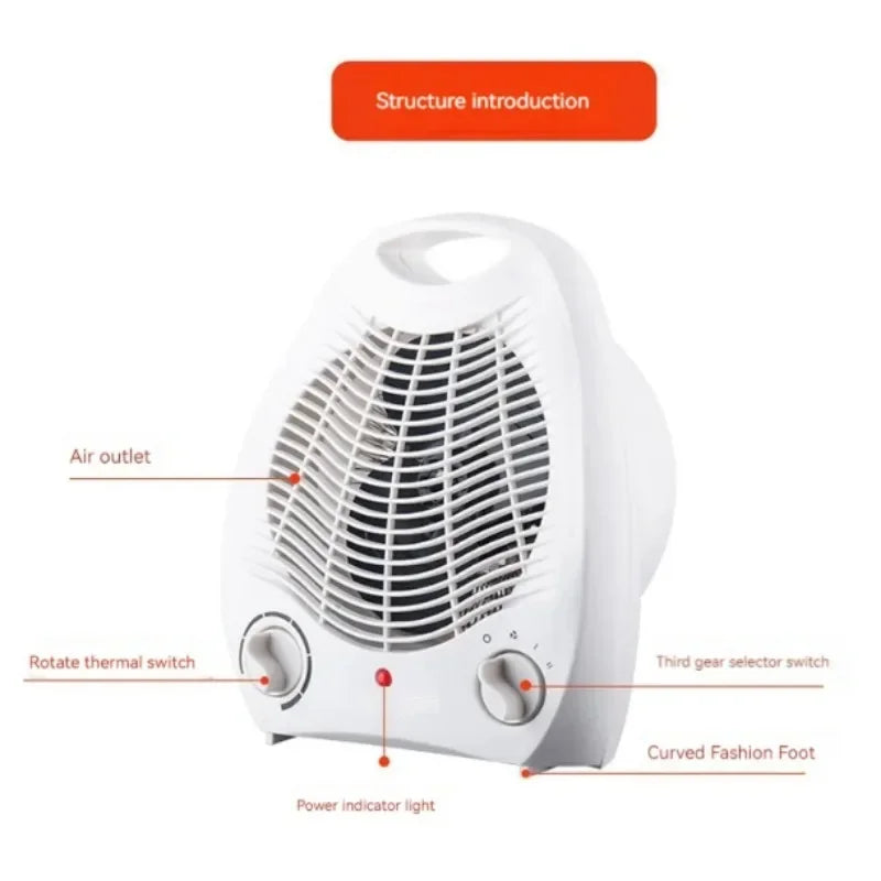 Home Space Heater Calefactor Habitacion Aquecedor Wind Home Appliance aquecedor elétrico electric heater aquecedor portátil