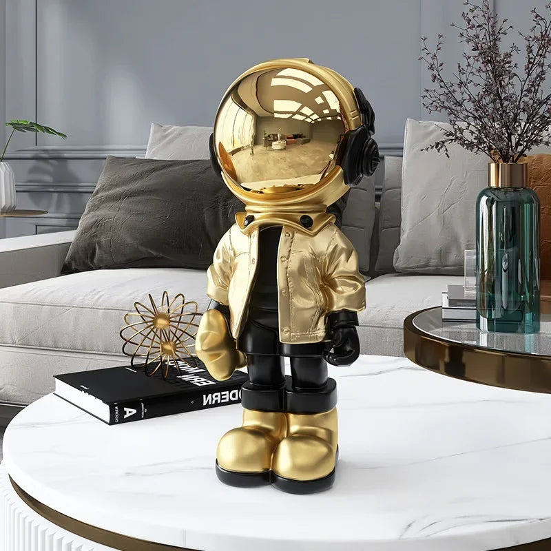 Creative Resin Cartoon Astronaut Statues Home Decoration Figurine Desktop Decor SculptureNordic Indoor Ornaments Gifts