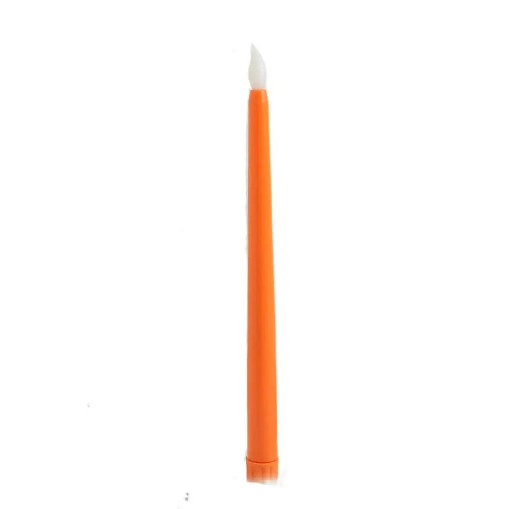 Simulation Led Candles with Flickering Flame Battery Operated Candlesticks Creative 3D Wick Flameless Taper Candles Restaurant