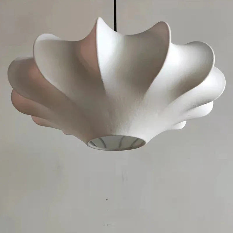 Luxury Silk Lamp Restaurant Pendant Lights Nordic Minimalist Home Decor Chandeliers for Dining Room Bedroom Suspension Luminaire