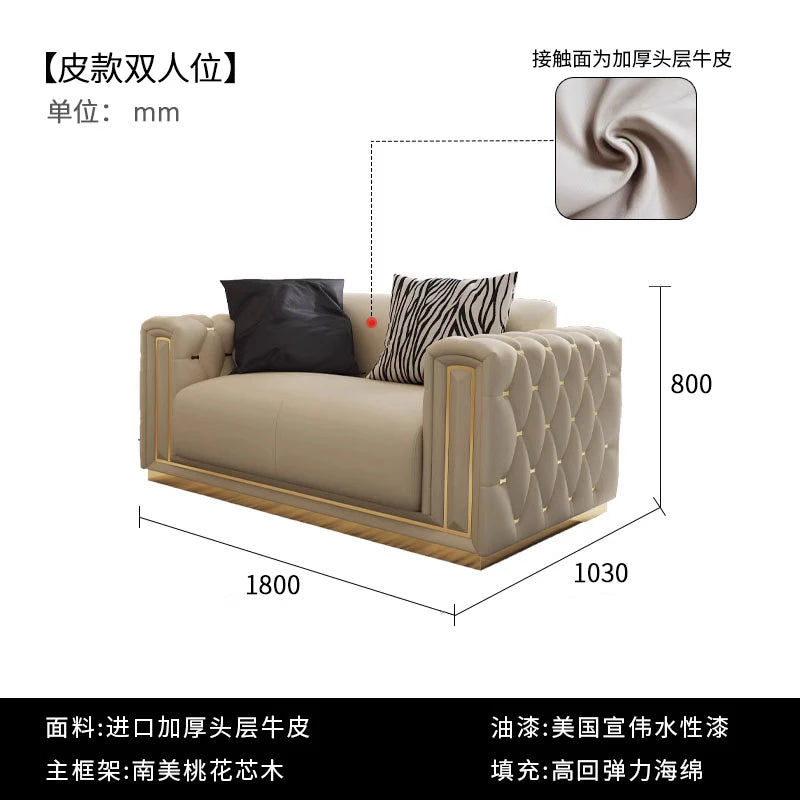 Classic Lounge Kids Sofa Floor Adults Armrest Comfortable Cushion Sofa Romantic Luxury Divani Da Soggiorno Home Furniture