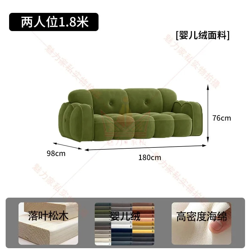 Lounge Designer Living Room Sofas Minimalist Nordic Luxury Modern Sofas Small Lounge Children Wood Divano Outdoor Furniture