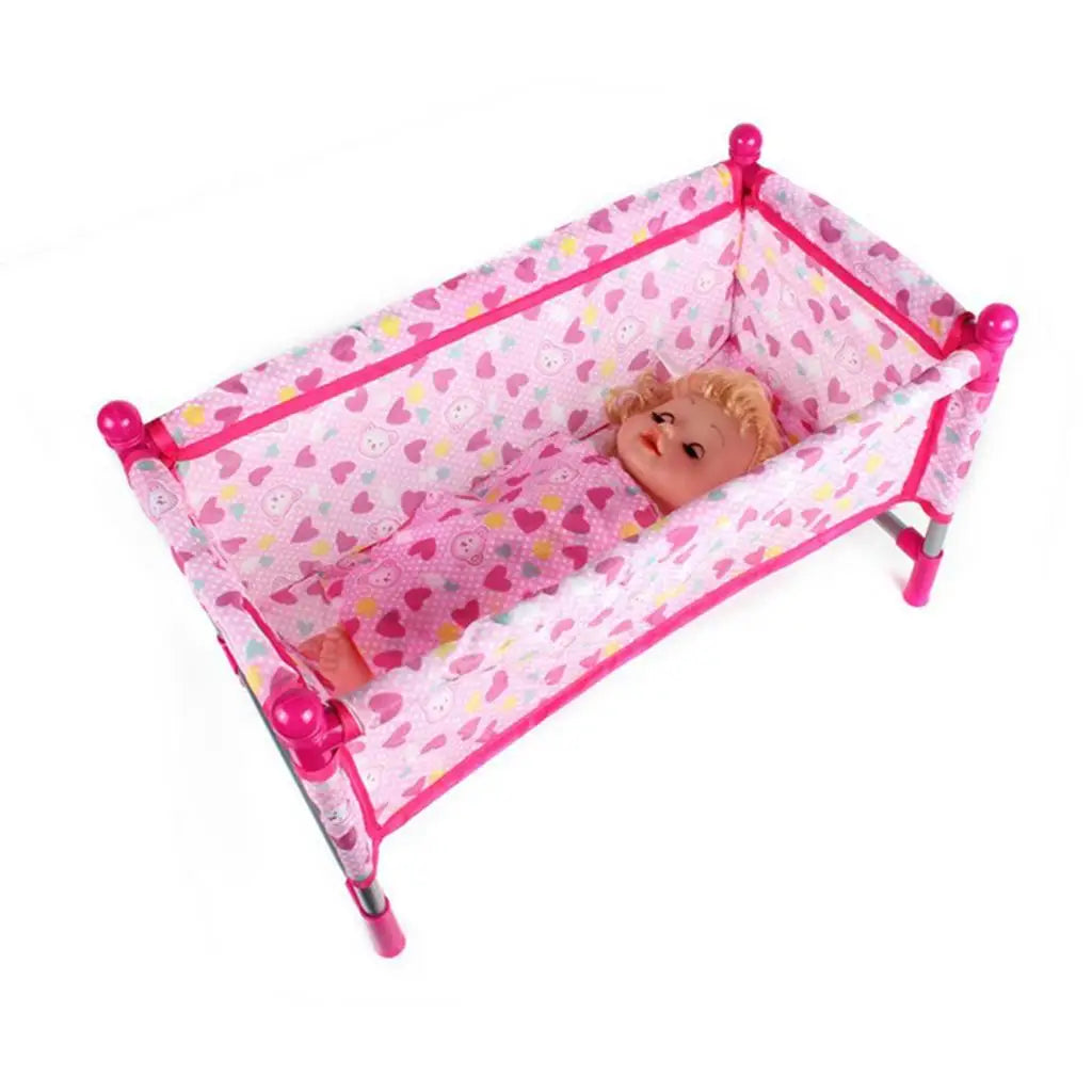 Bed - Dolls - Includes Mattress & Bedding, Kids indoor Playset