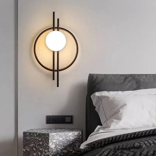 Modern LED Wall Lamp For Living Dining Room Bedroom Bedside TV Background Aisle Sconce Home Decoration Lighting Fixture Lustre