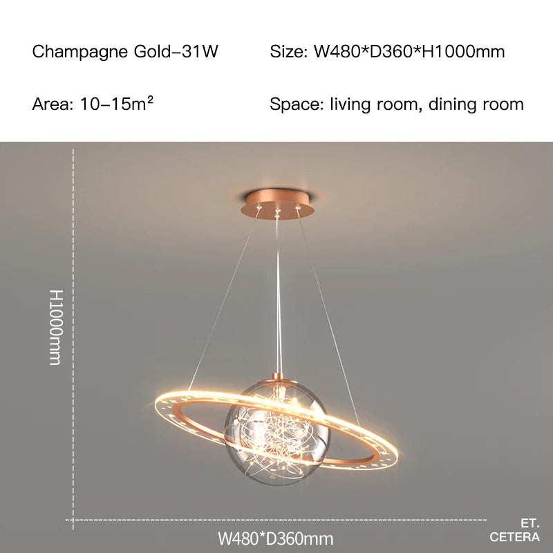 Nordic chandelier centerpiece living room dining room designer globe chandelier children room light bedroom dinning room light