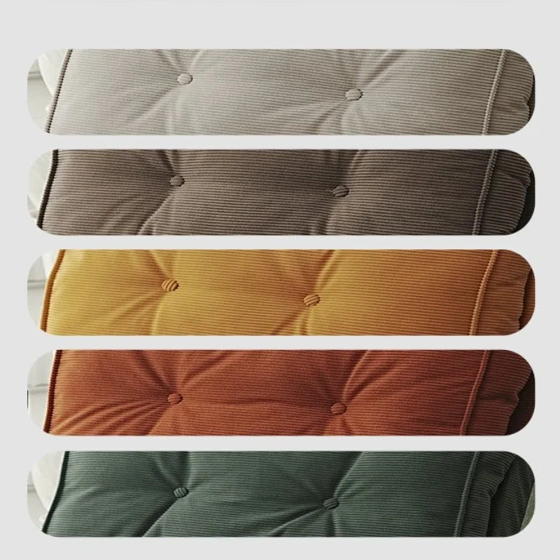 Lazy sofa, creamy style living room, foldable dual-purpose single sofa, small-sized household, reclining or sleeping sofa bed