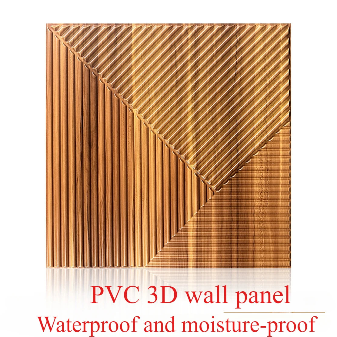 PVC 3D Wall Panels - Waterproof Textured Background Wall, Perfect for Stylish Home Decoration and Modern Interior Designs