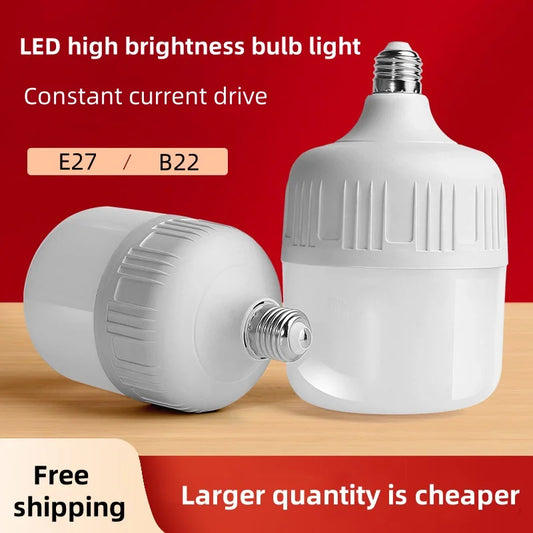 LED Bulb AC 220V E27 B22 LED lamp 80W 60W 50W 40W 30W 20W 15W 10W 5W Lampada LED Light Bombilla Spotlight Lighting Lamp